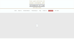 Desktop Screenshot of juanhuertalaw.com